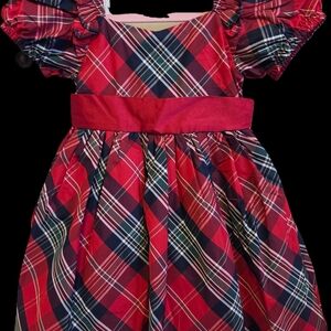 Janie and Jack Red Plaid Dress